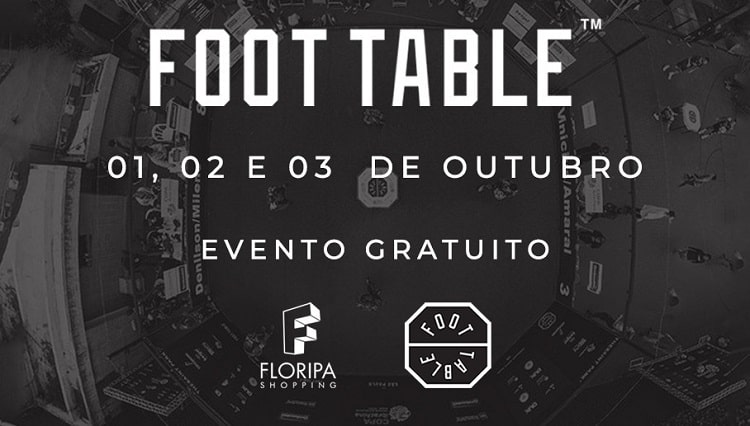 Arena Foot Table acontece neste fim de semana no Floripa Shopping