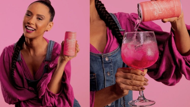 Tônica Antarctica lança edição rosa sabor hibisco 