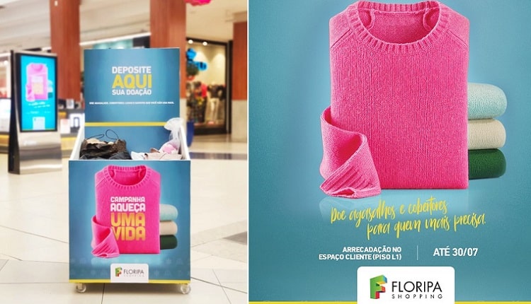 Floripa Shopping inicia Campanha do Agasalho