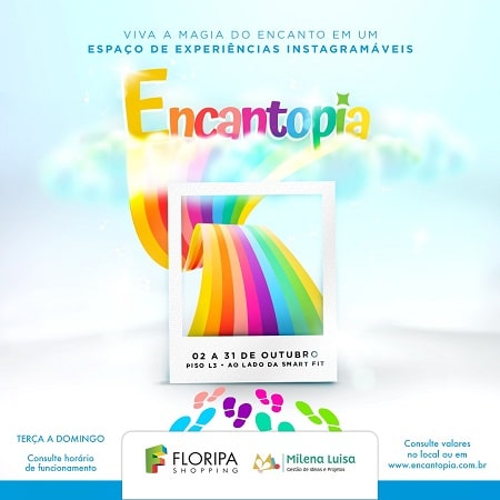 Encantopia é atração no Floripa Shopping durante mês das crianças