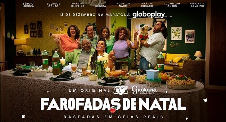 Guaraná Antarctica lança especial no Globoplay sobre farofadas no Natal