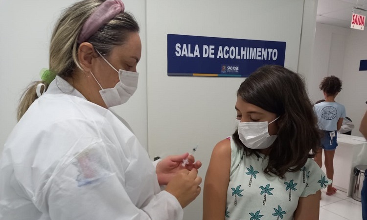 São José aguarda a chegada de novas doses infantis para continuar imunização contra Covid